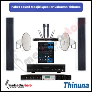 Paket Sound System Masjid Speaker Coloumn Thinuna QL-120L - Indoor Outdoor 50m2
